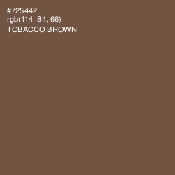 #725442 - Tobacco Brown Color Image
